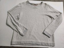 Anthropologie Dolan Sweatshirt Metallic Gray USA Made in Women’s Size Large