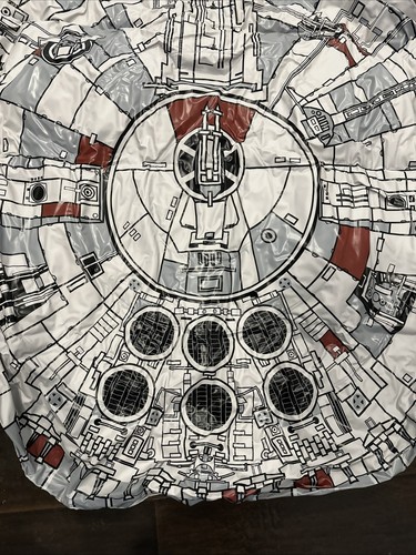 Star Wars Millennium Falcon Inflatable Ride-On Pool Water Float Swimways 5' Rare - Picture 7 of 7