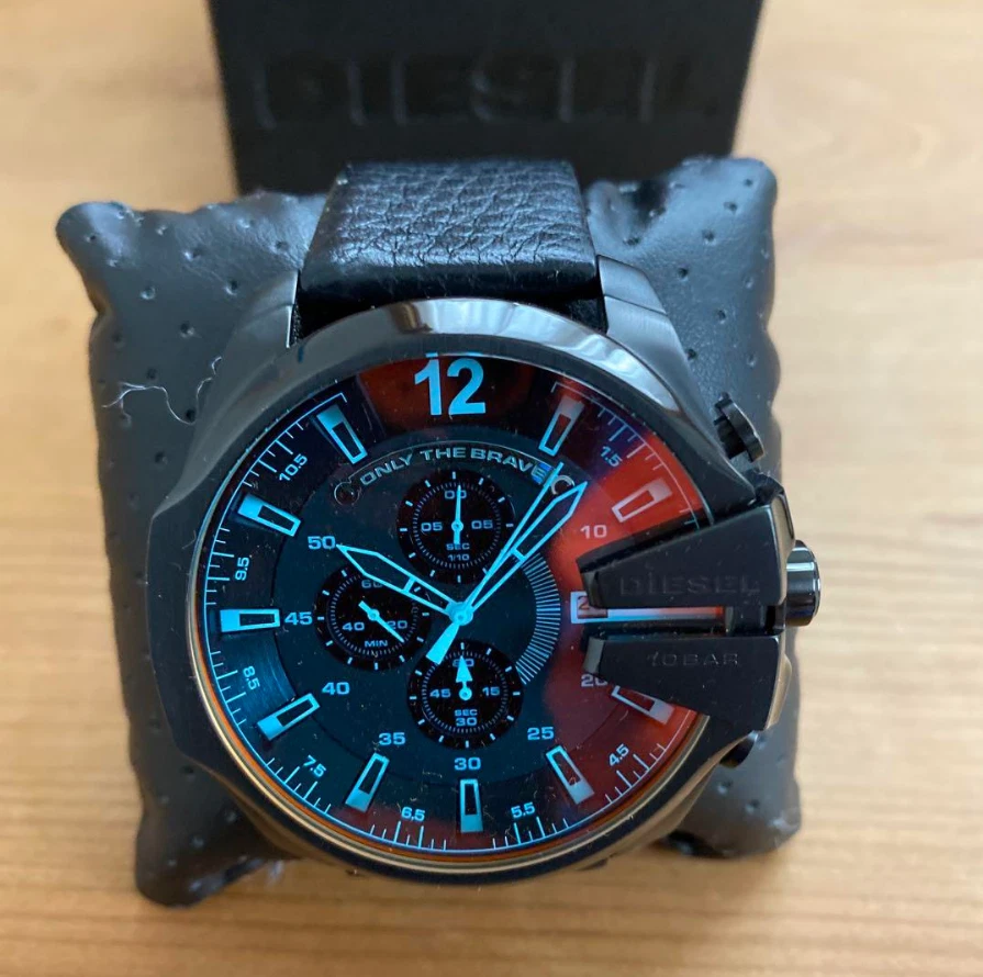 Diesel Zaino con chiusura pieghevole - Marrone