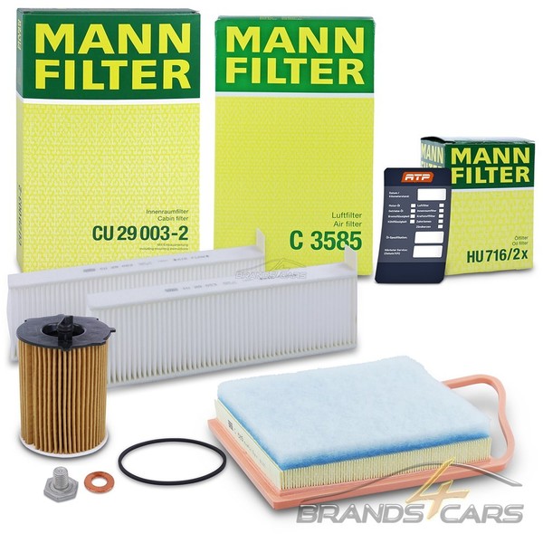 Mann-Filter Inspektionspaket Filtersatz A FÜR Peugeot Partner 1.6 Hdi BJ 08--image