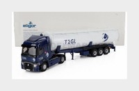 Eligor 118565 Renault - T-Line Tankwagen Lkw T2GL Transports 2021 - Blau Weiß