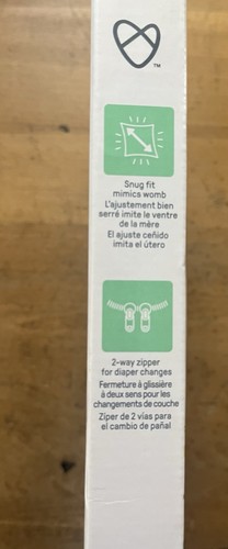 SwaddleMe, Compression Baby Swaddle Pod, Two-Way Zipper, 0-2 Months, Little Bees - Picture 4 of 4