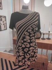 DEBENHAMS STAR BY JULIEN MACDONALD BLACK DRESS SIZE UK12 VERY GOOD CONDITION 