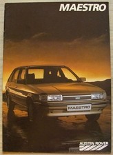 AUSTIN ROVER MAESTRO Car Sales Brochure c1987 DUTCH TEXT #EO275 MG 2.0 EFi