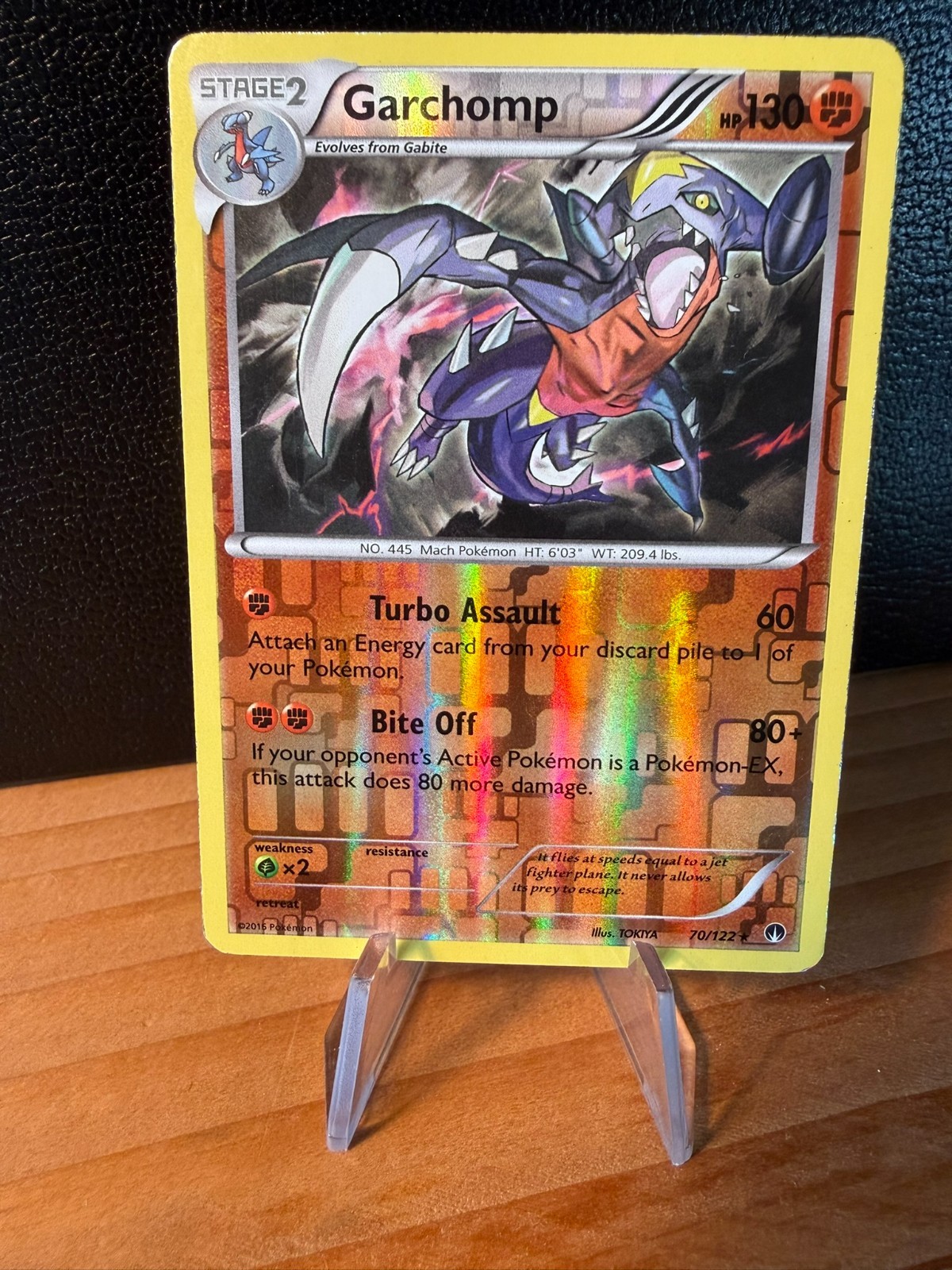 Garchomp 70/122 XY Breakpoint Pokemon Reverse Holo Rare Pokemon TCG LP