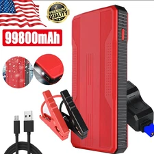 99800mAh Portable Car Jump Starter Booster Jumper Box Power Bank Battery Charger