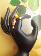 NEW Artisan Made OOAK Gold Ring Size 6-6.5