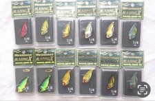 New Megabass Blading X Lure Set 12 Pieces 3/8oz & 1/4oz Variety of Colors