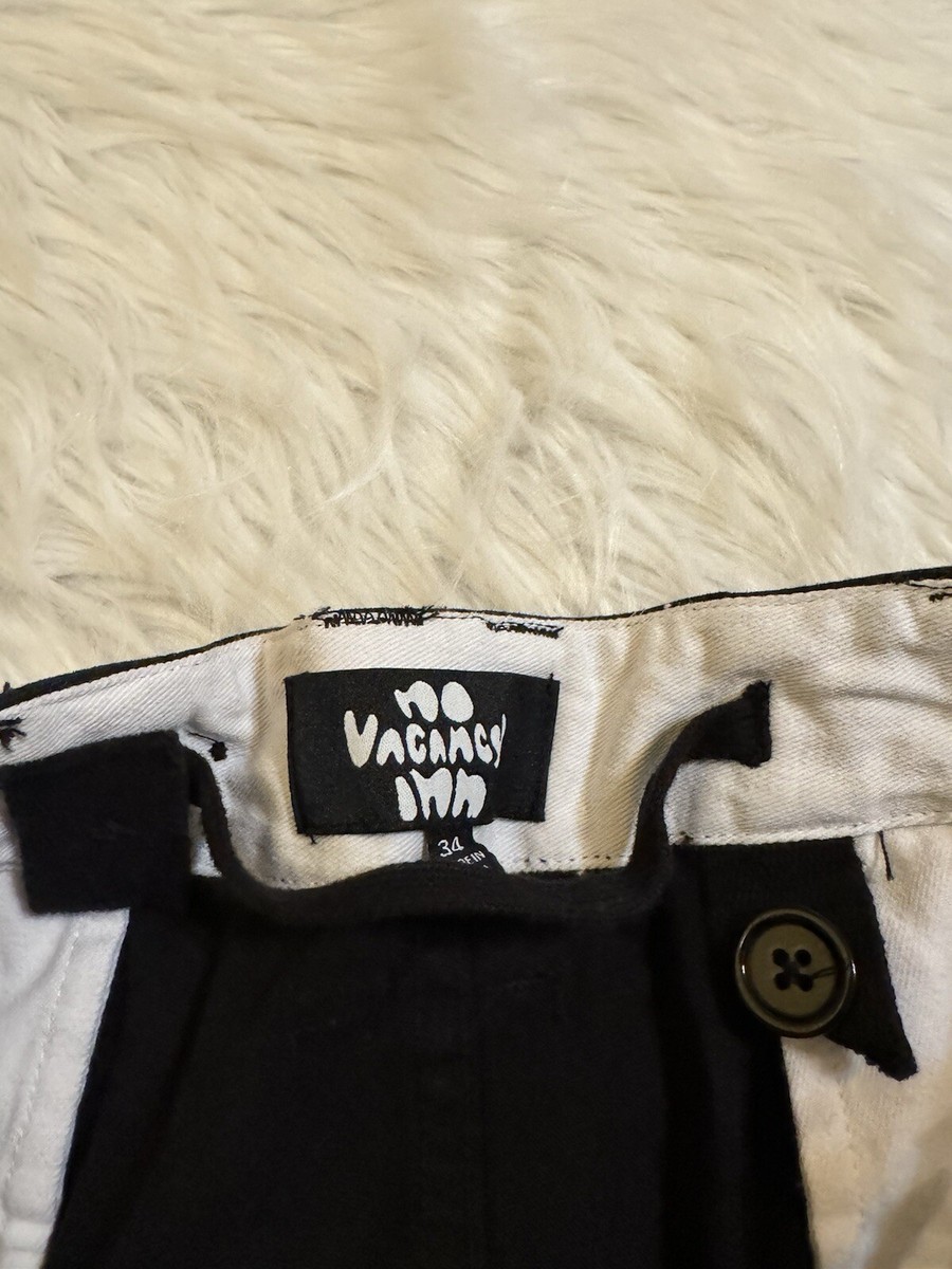 No Vacancy Inn Cancelled Zipper Cargo Pants Black 34 | eBay