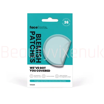 Face Facts Blemish Patches Salicylic Acid Spot Pimple Acne Sticker Patch 36 Pack