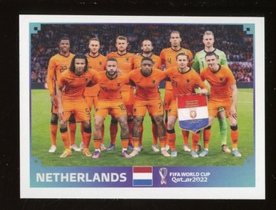 で*ど様  FIFA World Cup Qatar 2022 サッ 2022 Fifa World Cup Panini Sticker Qatar NETHERLANDS TEAM