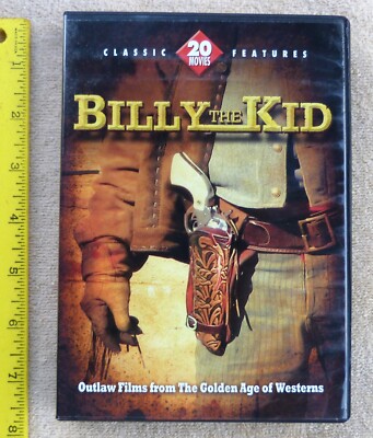 BILLY THE KID 20 movies set of 4 DVDs starring Buster Crabbe, Bob Steele 1940's
