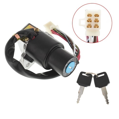 NEW Ignition Key Switch Fit For Kawasaki KLR650 KLR 650 1987 1988 1999 -2007 - Picture 4 of 9