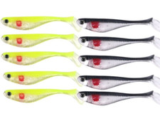 10PCS Soft Fishing Lure Swimbait Trout Artificial Saltwater Bait Jigs Hook Bass