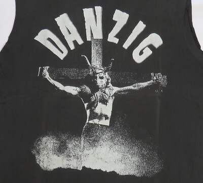 Danzig Vintage T Shirt 1990 VHS Cover Uncensored Glenn