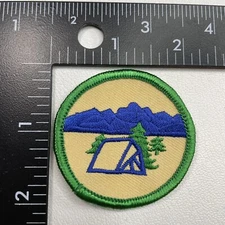 TENT CAMPING IN THE MOUNTAINS Patch 00XW