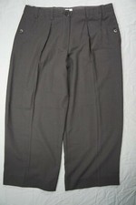 Armani Collezioni Italy Single Pleat Crop Career Wool Dress Pants, Trousers. 8.