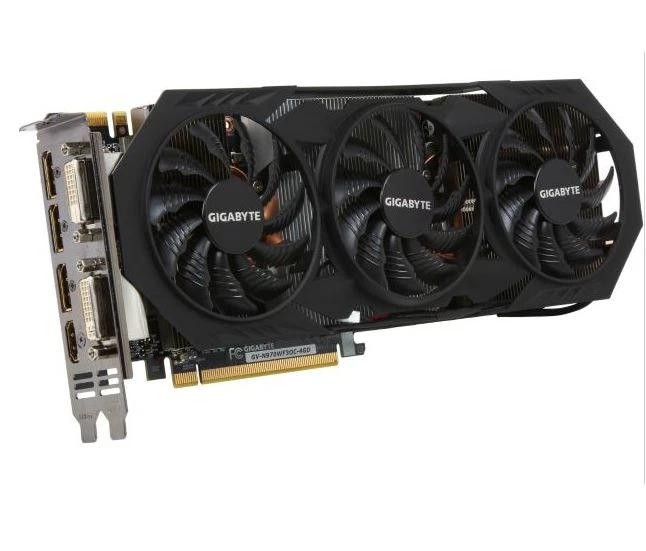 NEW Gigabyte GeForce GTX 970 WINDFORCE 3x Overclocked GDDR5 Pcie Video Card 4GB - Image 2 of 4