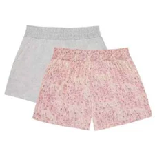 NEW Womens Jane and Bleecker Lounge Shorts , Stretch Waistband, 2-pack, MEDIUM