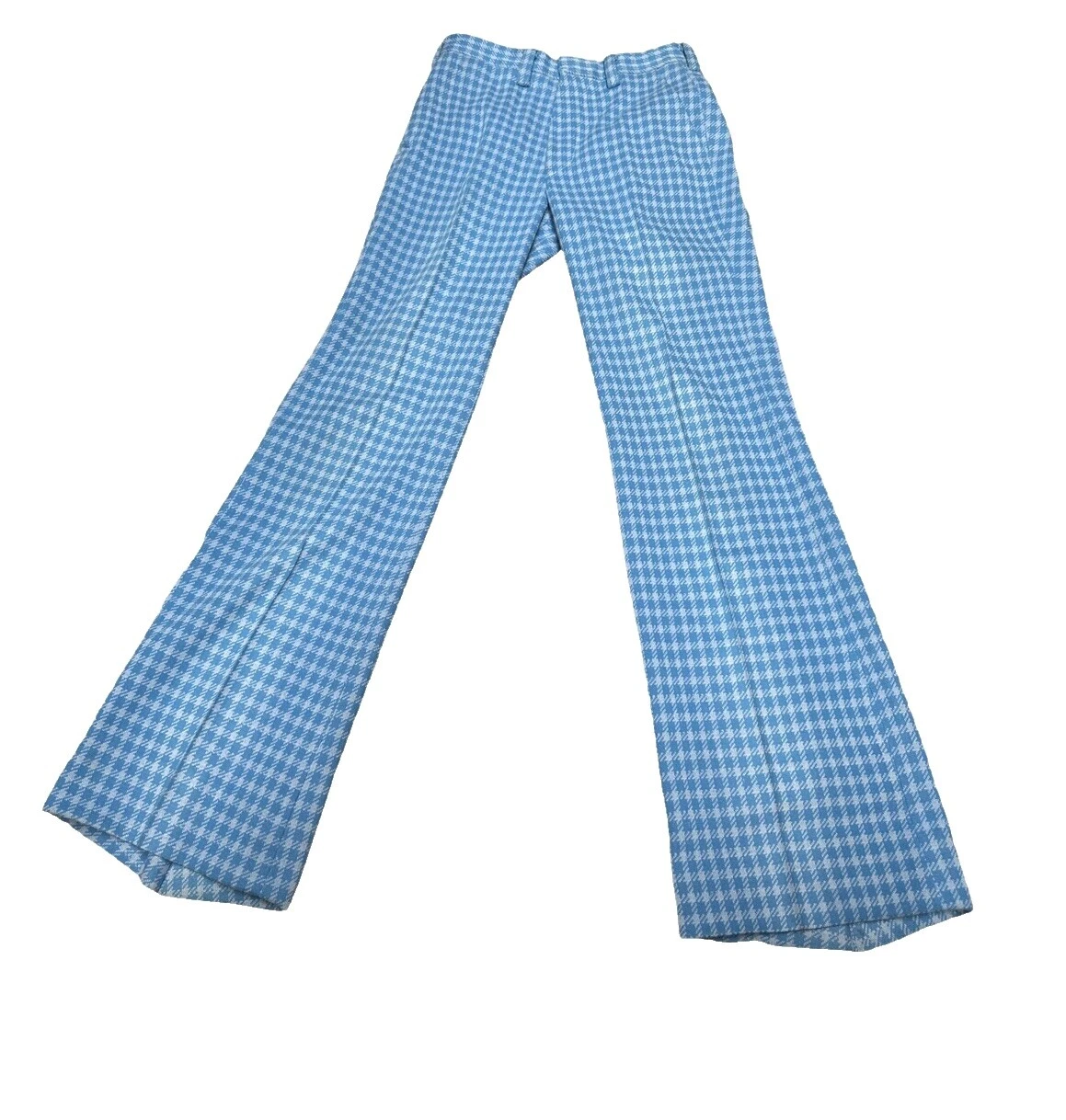 Pantalones vintage de poliéster de discoteca para hombres