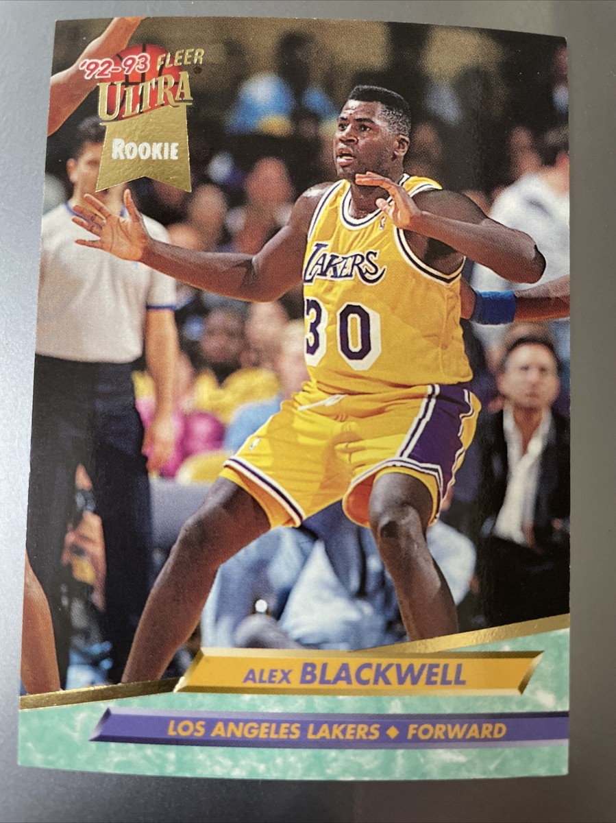 1992-93 Ultra Los Angeles Lakers Basketball Card #285 Alex