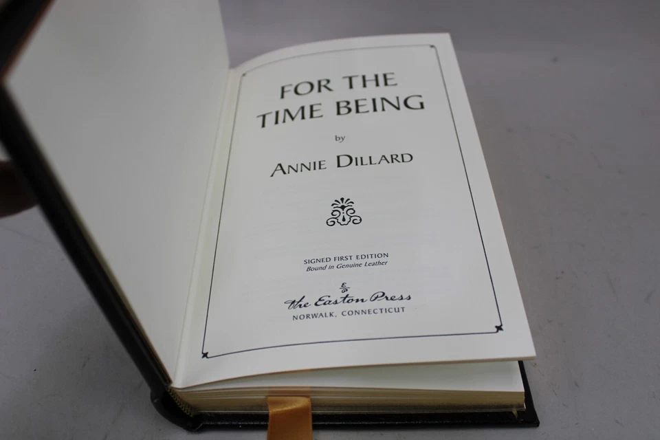 For The Time Being Signed 1st Edition Easton Press LE #126/1100 Leather Bound - Imagem 4 de 4