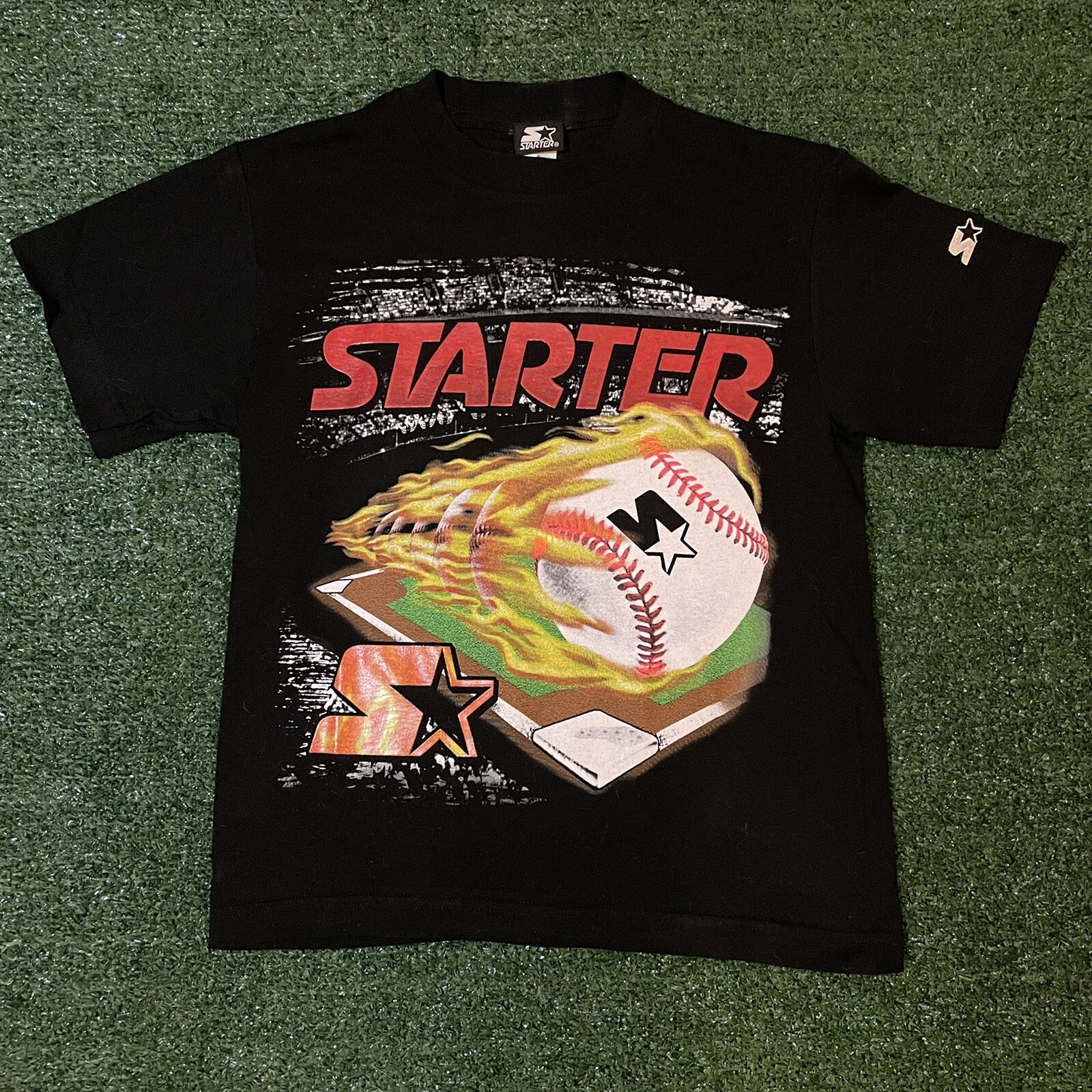 Vintage NWT Starter Baseball Shirt Yankees Angels Dodgers Red Sox Cubs