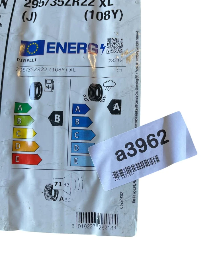 DOT: 5022 Pirelli P-Zero (PZ4) J S.C. XL 295/35 R22 108 (Z)Y Sommerreifen - Bild 2 von 2