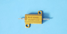 Fixed Resistor, RH-5, Wire Wound, 680 OHM, 3 , 5W, DALE