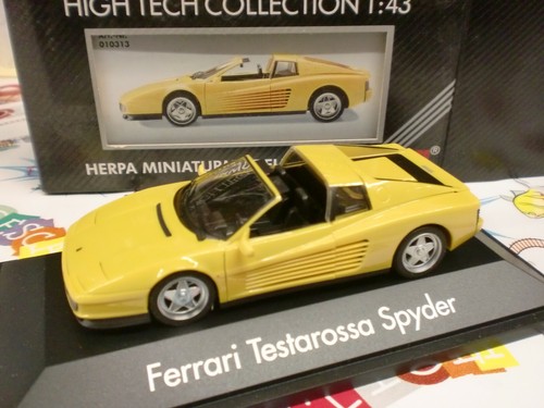 HERPA 1/43 - FERRARI TESTAROSSA - SPIDER GIALLA  - Foto 1 di 2