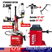 Motooltech KT-T830/KT-B700 Tire Changer & Wheel Balancer Machine 2HP Motor