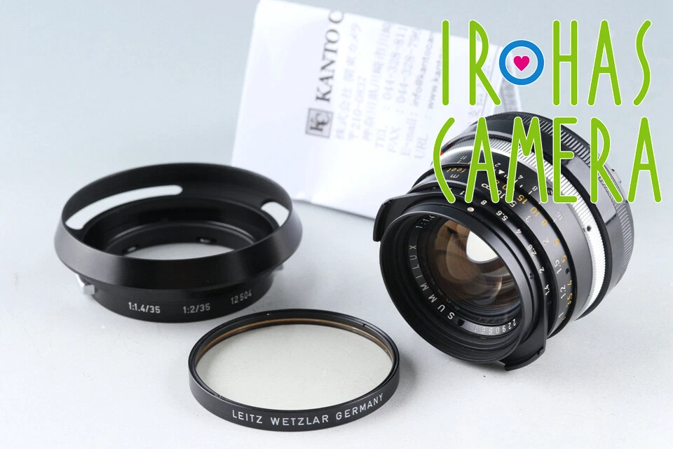 Leica Leitz Summilux 35mm F/1.4 Lens for Leica M #37879 T
