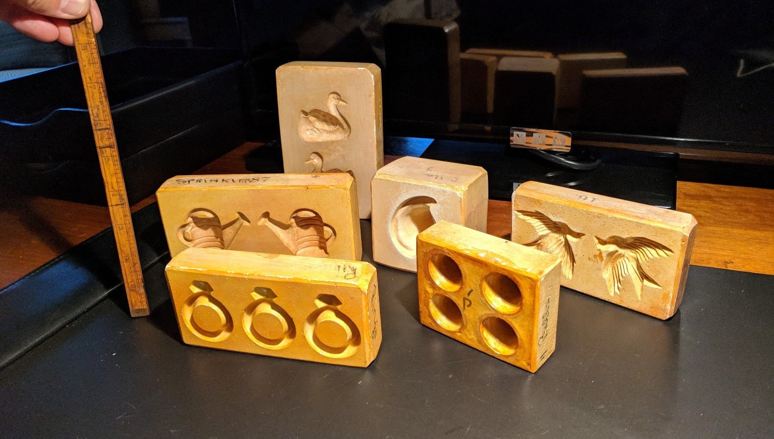 6 Collectable Antique Soapstone Molds eBay