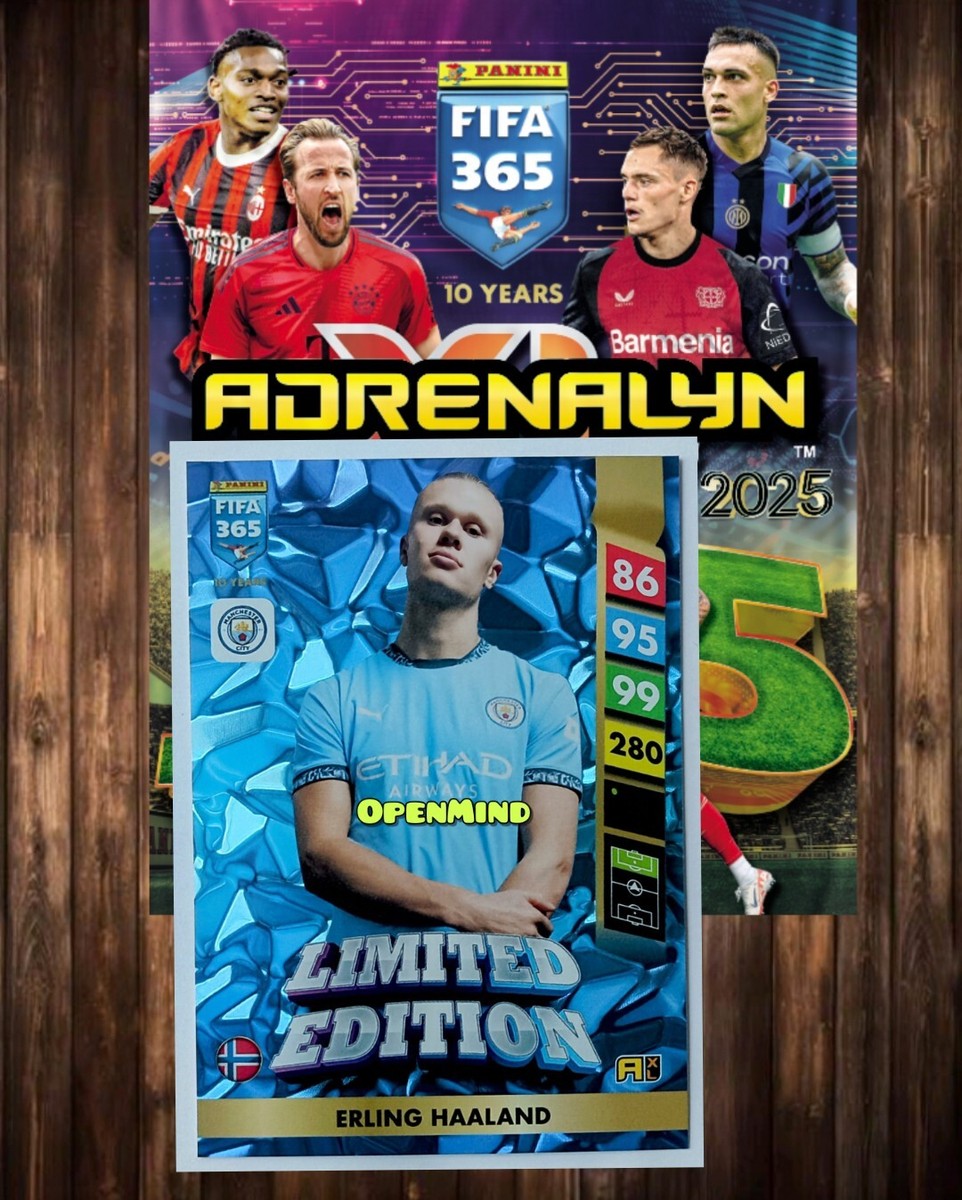 Panini Fifa 365 2025 Limited Edition card ERLING HAALAND Panini Fifa 365 2025 Limited Edition card ERLING HAALAND