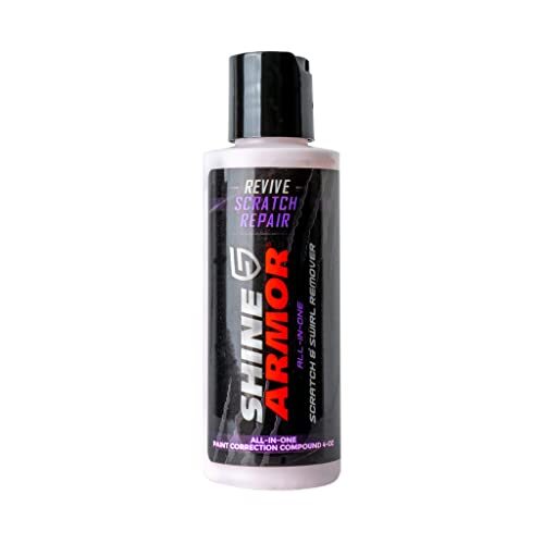 SHINE ARMOR Car Scratch Remover Repair Protection & Swirl Remover Polish 4oz 