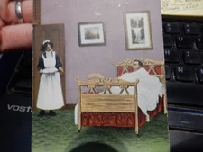 MAID KEYHOLE   postcard x Middlemiss Family Collection Asquith Otley J