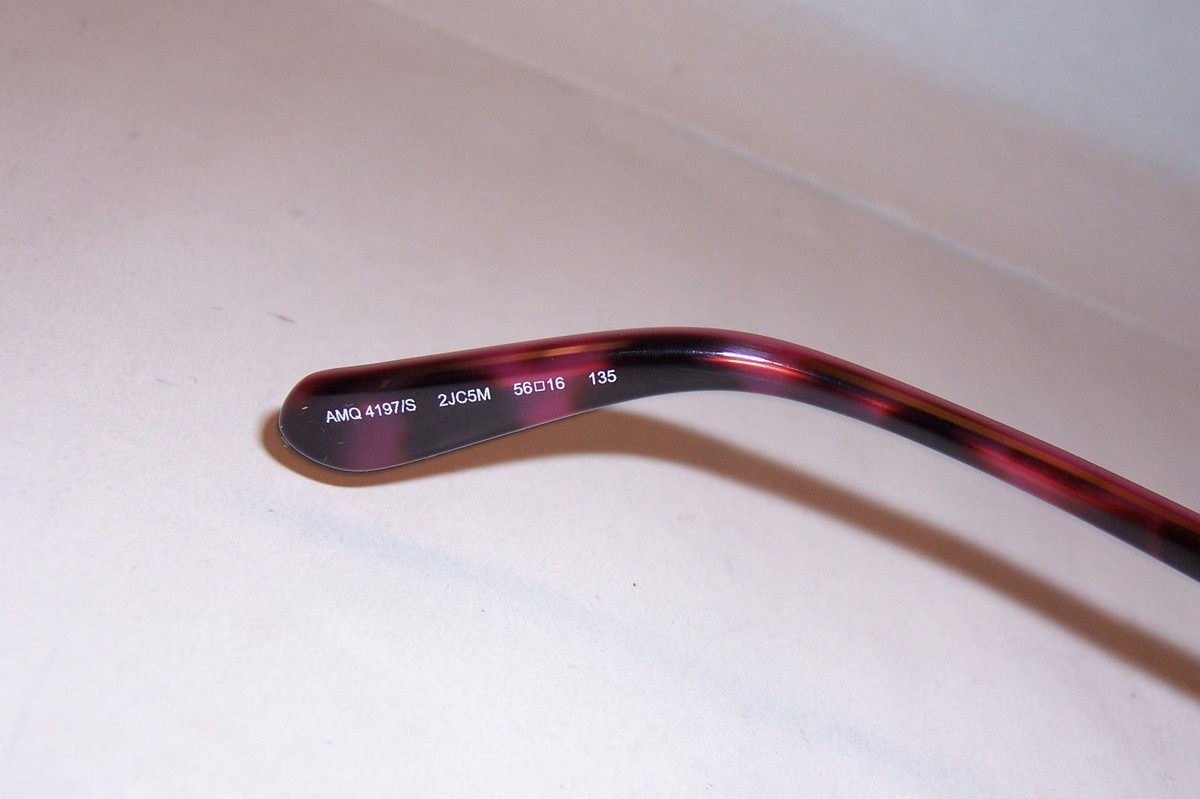 Alexander McQueen AMQ 4197S Sunglasses NEW ALEXANDER MCQUEEN SUNGLASSES AMQ 4197/S RED PINK/GRAY  main image 2