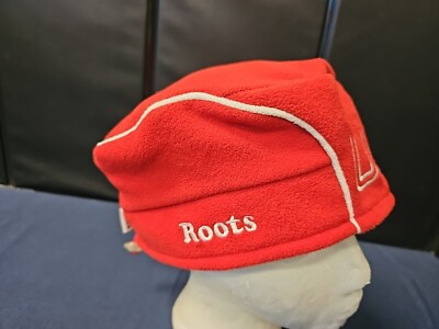 Vintage Roots 2006 Winter Olympics Team USA Red Beanie Hat SMALL