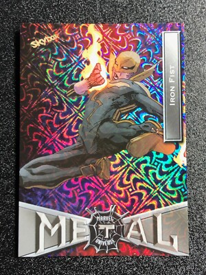 2022 Skybox Marvel Universe Metal Spider-Man   IRON FIST GRANDIOSE  
