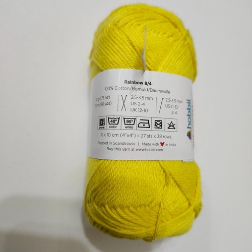 Hobbii Rainbow Yarn 8/4 Quality 100% Cotton PRICE PER SKEIN - YOU CHOOSE - Picture 252 of 329