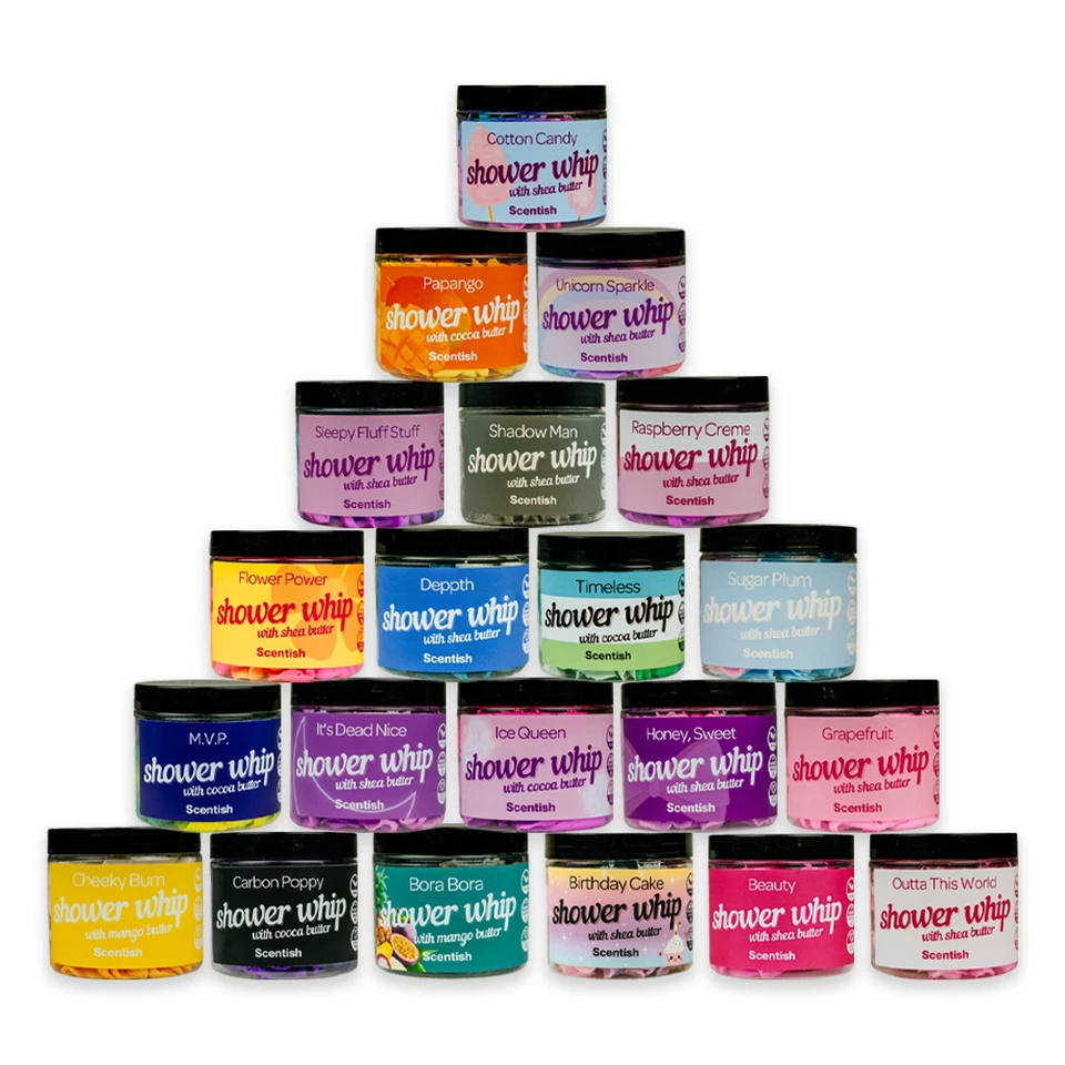 Whipped Soap Body Wash Shave Cream Vegan Cruelty Free Various Scents Scentish