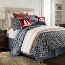 4-Piece Bedding DUVET Set - SUPER QUEEN - COASTAL LIFE