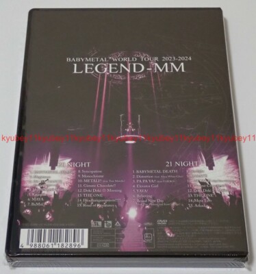 BABYL - BABYL　2023　-　2024　LEGEND　-　MM DVD BABYMETAL WORLD TOUR 2023 - 2024 LEGEND MM 2 Blu-ray Limited