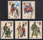 GB 1983 British Army Uniforms set SG 1218-1222 MNH mint *COMBINED POSTAGE*