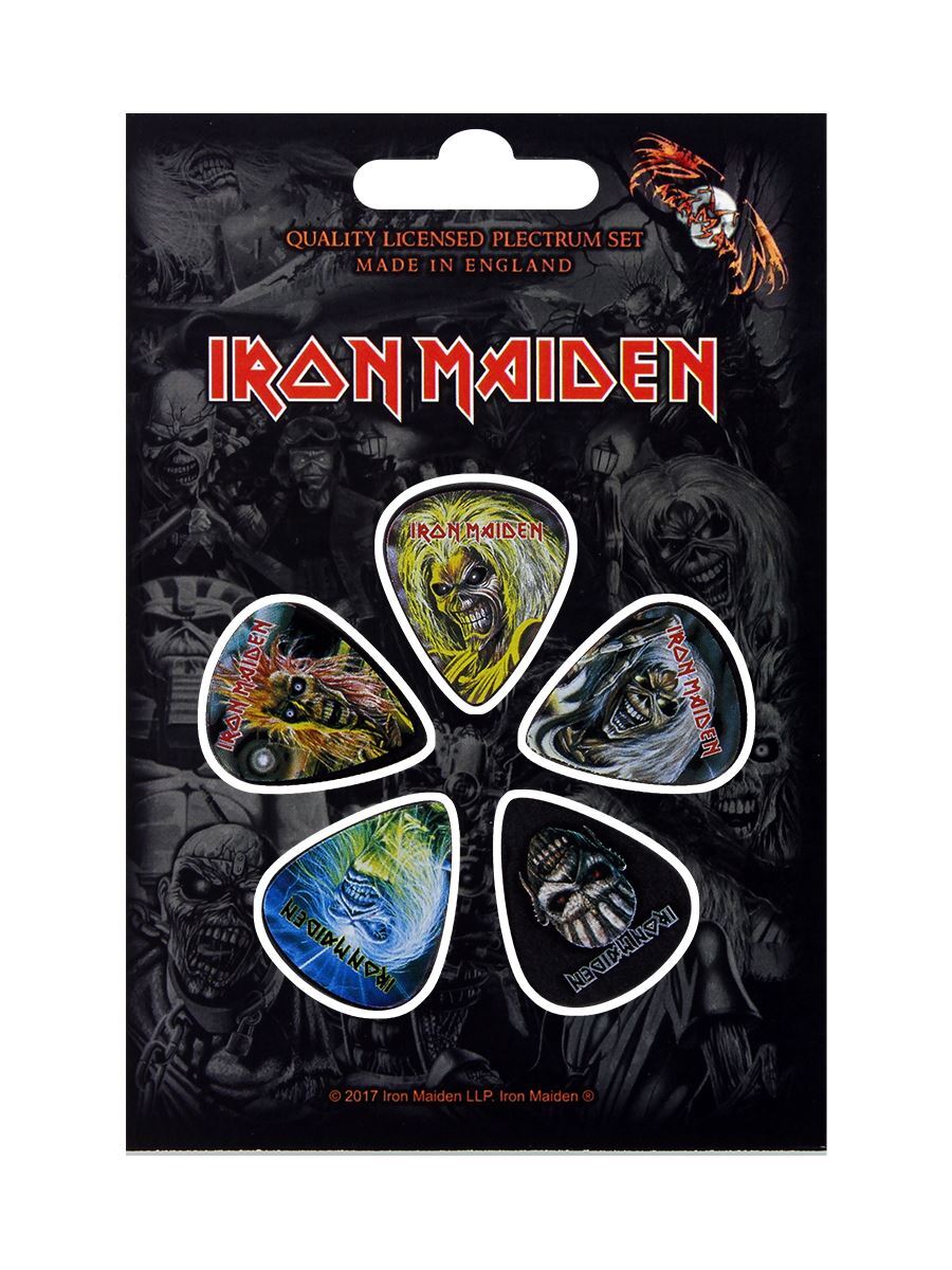 Iron Maiden Guitar Pick Eddie Plectrums 5-Pack