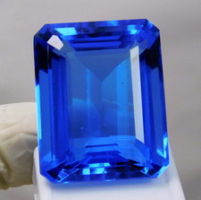 Tanzania blu naturale certificata 109,85 ct di tanzanite - gemma sciolta tagl...