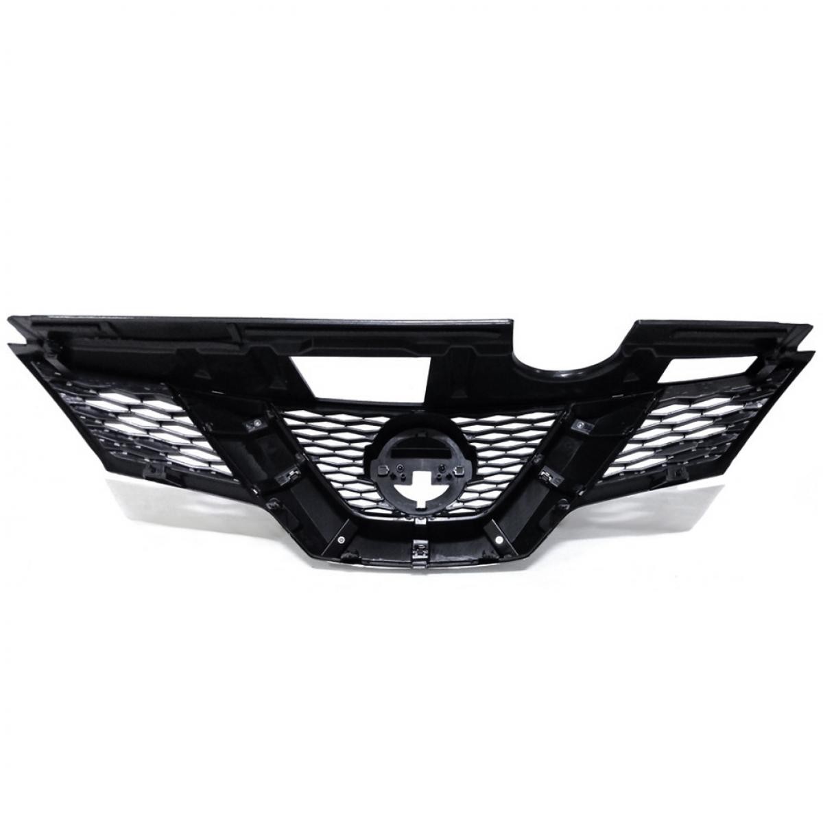 FRONT GRILLE BLACK CHROME COVER FIT NISSAN X-TRAIL XTRAIL SUV T32