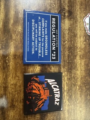 U.S.P. Alcatraz Regulation #23 Institution Rules & Regulations Magnets