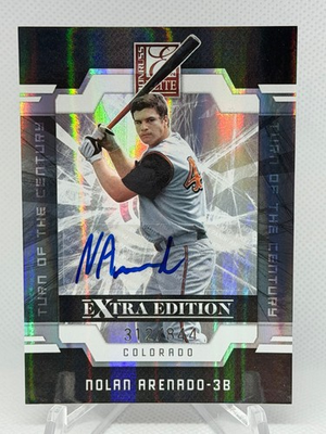 #ad 2009 Donruss Elite Extra Edition Nolan Arenado #6 Turn of the Century Auto $75.00