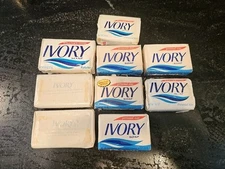  Ivory Soap Bars Mixed Lot 9 Bars Bath Bathroom Laundry Vintage 1980s